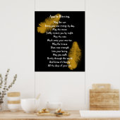 Poster Apache Bienheureuse plume dorée (Cuisine)