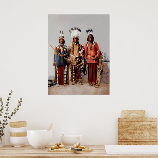 Poster Apache chiefs (Cuisine)