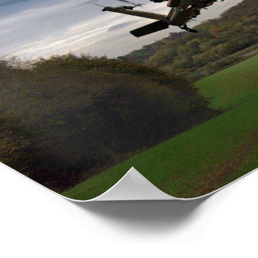 Poster Apache Dans Le Champ (Coin)