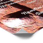 Poster Apache Mariage Bénédiction v2 Revêtement métalliqu (Coin)