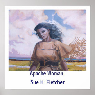 Poster Apache Woman