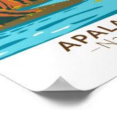 Poster Apalachicola Forêt nationale de Baldcyprès (Coin)