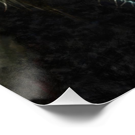 Poster Ape Mountain Gorilla Amusant Visage Caractère Port (Coin)