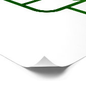 Poster Aperçu camion de Noël Père Noël voiture vue avant (Coin)