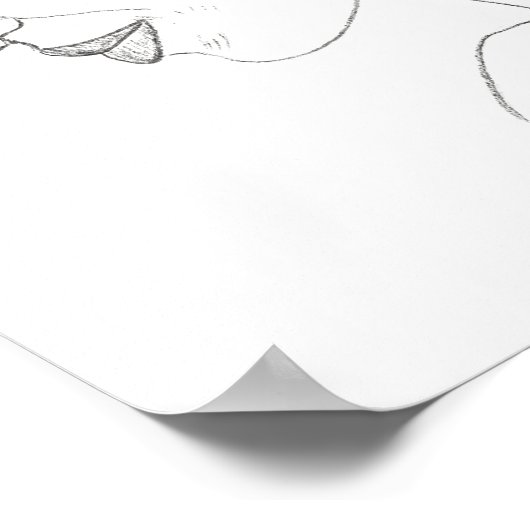 Poster Aperçu de l'esquisse (Coin)