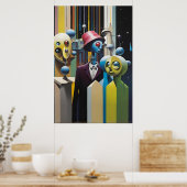 Poster Aperçu en Ponderland Ken Gage Psychedelic (Cuisine)