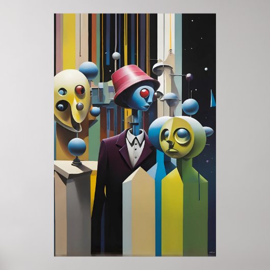 Poster Aperçu en Ponderland Ken Gage Psychedelic (Devant)