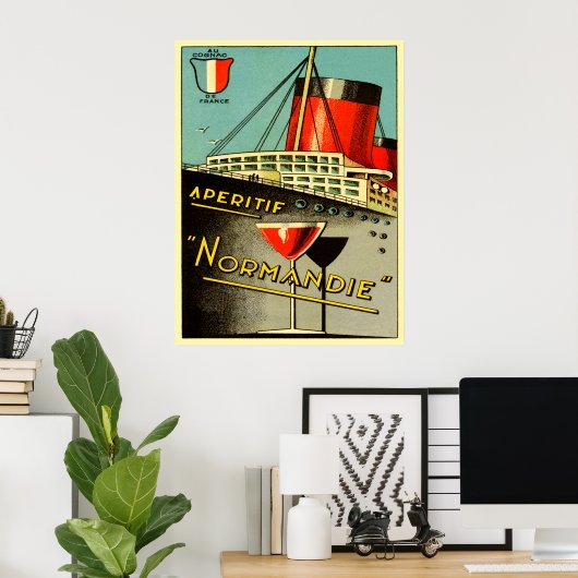 Poster apéritif normande (Bureau à domicile)