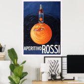 Poster Aperitivo Rossi (Bureau à domicile)