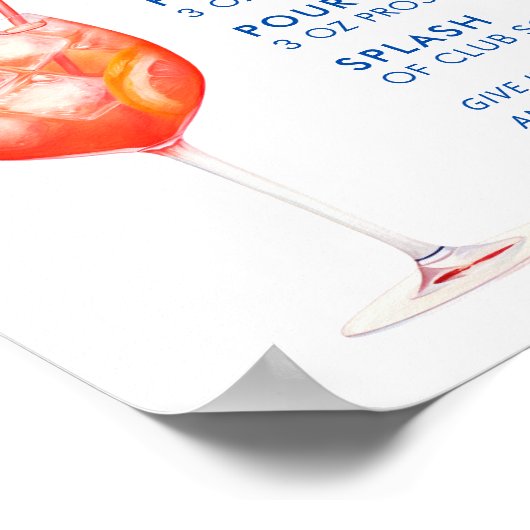 Poster Aperol Spritz Bar (Coin)