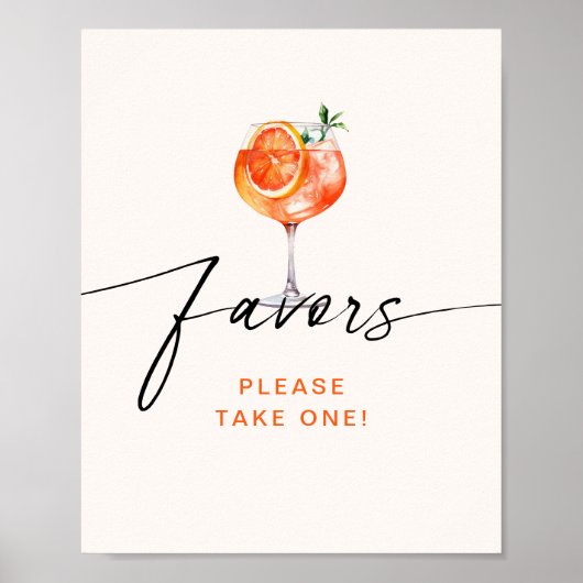 Poster Aperol Spritz Privilégie La Fête des mariées (Devant)