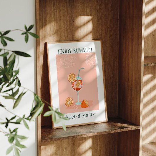 Poster Aperol Spritz Rétro | Profitez de l'été