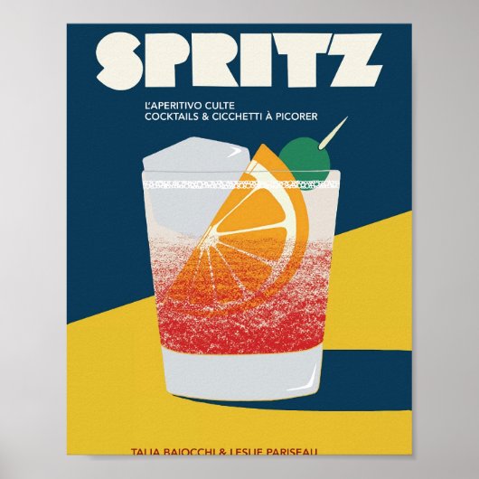 Poster Aperol spritz vintage (Devant)
