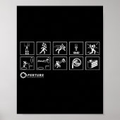 Poster Aperture Labs Jump Into The Rtal For Science Funny (Devant)