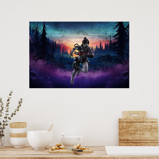 Poster Apex Legends Wraith Scène (Cuisine)