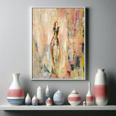 Poster Aphrodite, Art Abstrait