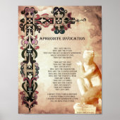 POSTER APHRODITE INVOCATION (Devant)