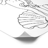 Poster Aphrodite - Vénus - Déesse grecque de beauté (Coin)