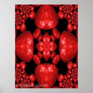 POSTER APHRODITE'S LOVE CHARM-RED SERIES I