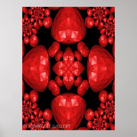 POSTER APHRODITE'S LOVE CHARM-RED SERIES I (Devant)