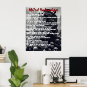 Poster Apocalypse ABC's (Bureau à domicile)