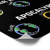 Poster Apocalypse Éclipse Solaire Éclipse Lunaire Drôle (Coin)
