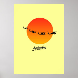 Poster Apocalypse Maintenant design minimaliste de t-shir