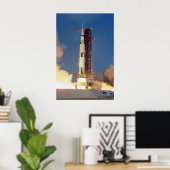 Poster Apollo1 Fusée de lancement Saturn V Historique Lun (Bureau à domicile)