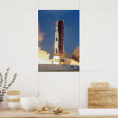 Poster Apollo1 Fusée de lancement Saturn V Historique Lun (Cuisine)