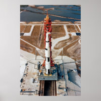 Apollo 10 sur le panneau de lancement
