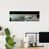 Poster Apollo 11 Débarquement lunaire (Bureau à domicile)