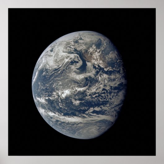 Poster Apollo 11 Vue de la Terre (Devant)