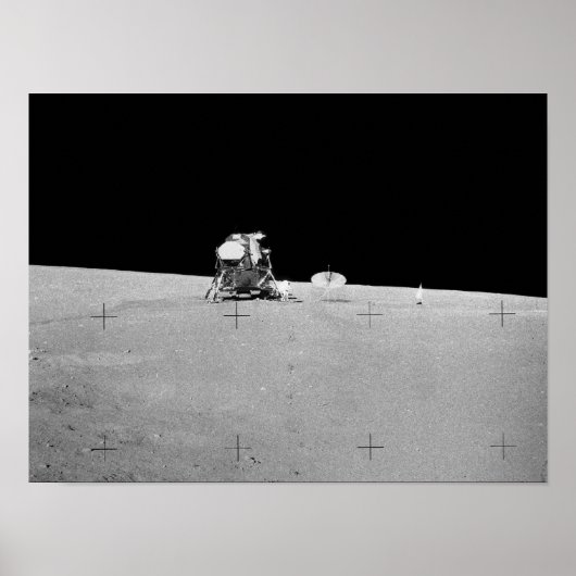 Poster Apollo 12 Lunar Landing Site (Devant)
