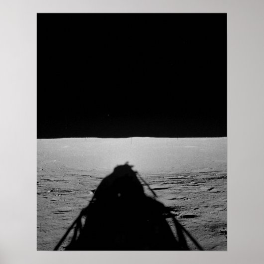 Poster Apollo 12 Lunar Module Ombre sur la Lune (Devant)