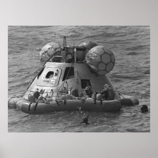 Poster Apollo 12 Splashdown & Recovery (Devant)