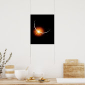 Poster Apollo 12 Vue de l'éclipse solaire (Cuisine)
