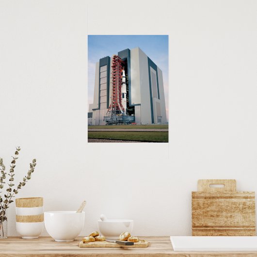 Poster Apollo 14 Quitter le bâtiment d'assemblage du véhi (Cuisine)