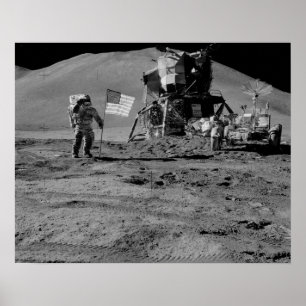 Poster Apollo 15 Lunar Landing Site