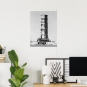 Poster Apollo 16 sur le panneau de lancement (Bureau à domicile)