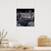 Poster Apollo 16 Véhicule roulant lunaire (Cuisine)