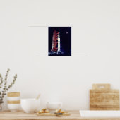 Poster Apollo 17 et la Lune (Cuisine)