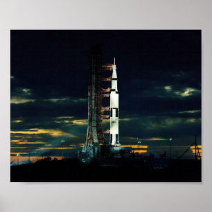 Poster Apollo 17 Prêt pour le lancement