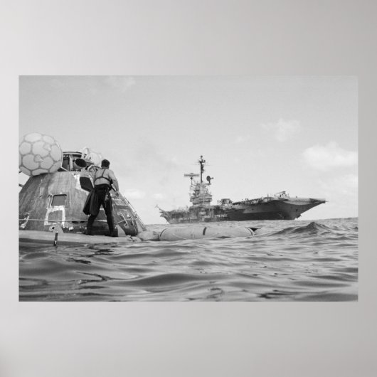 Poster Apollo 17 Splashdown & Recovery (Devant)