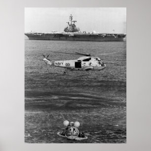 Poster Apollo 17 Splashdown & Recovery