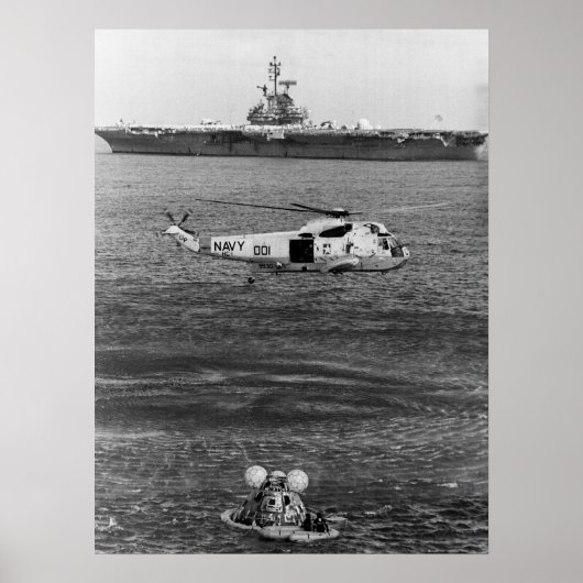 Poster Apollo 17 Splashdown & Recovery (Devant)