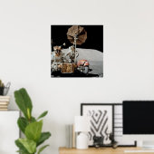 Poster Apollo 17 Véhicule roulant lunaire (Bureau à domicile)