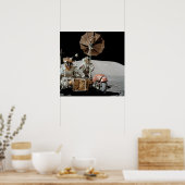 Poster Apollo 17 Véhicule roulant lunaire (Cuisine)