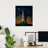 Poster Apollo 4 Saturn V (Bureau à domicile)