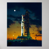Poster Apollo 4 Saturn V sur Pad A Launch Complex 39 (Devant)