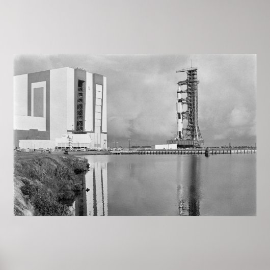 Poster Apollo 8 Déplacement à partir du bâtiment d'assemb (Devant)